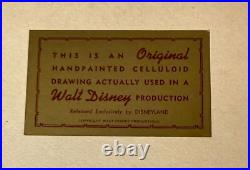 Original 1967 JUNGLE BOOK walt disney production BALOO & KAA CEL