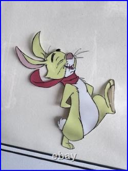 Original 1974 Disney Production animation cel Winnie the Pooh and tigger too