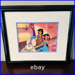 Original Aladdin Jasmine Abu Sultan Animation Cel 1994 Aladdin TV Series COA