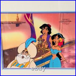 Original Aladdin Jasmine Abu Sultan Animation Cel 1994 Aladdin TV Series COA