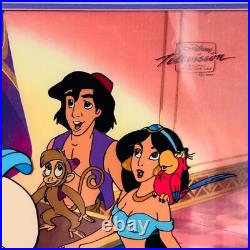Original Aladdin Jasmine Abu Sultan Animation Cel 1994 Aladdin TV Series COA