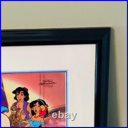 Original Aladdin Jasmine Abu Sultan Animation Cel 1994 Aladdin TV Series COA