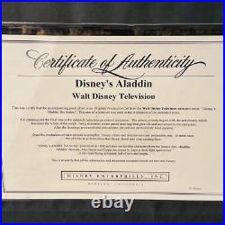Original Aladdin Jasmine Abu Sultan Animation Cel 1994 Aladdin TV Series COA