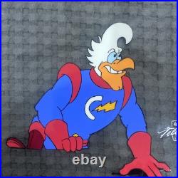 Original Animation Cel DuckTales Where No Duck Has Gone Before Major Courage