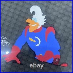 Original Animation Cel DuckTales Where No Duck Has Gone Before Major Courage