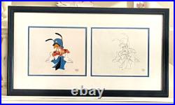 Original Bonkers D Bobcat Production Drawing & Animation Cel Walt Disney TV Show