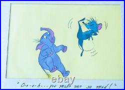 Original Disney Animation Production Cel Celluloid, Elephant Mouse Goliath II 2