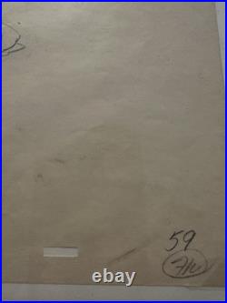 Original Disney Donald Duck Drawings Set of 3 Animation Art #58 #59 #63