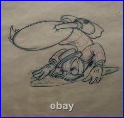 Original Disney Donald Duck Drawings Set of 3 Animation Art #58 #59 #63