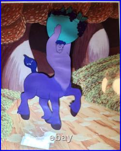 Original Disney Fantasia Animation Cel Centaur/Hand Painted Background