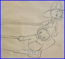 Original Disney Huey, Dewey, and Louie Production Drawing Animation Art #97