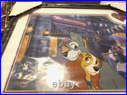 Original Disney Lady And The Tramp Hand Painted Cel Art
