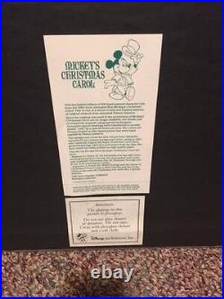 Original Disney Limited Edition Cel Mickey's Christmas Carol Decorating the Tree