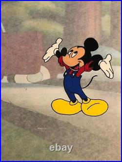 Original Disney Mickey Mouse Clear Animation Cartoon Production Cel