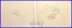 Original Disney Mickey Mouse Production Drawings Set of 2 Animation Art #28 105