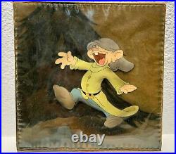 Original Disney Production Animation Cel Dopey from Snow White
