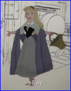 Original Disney Production Cel Briar Rose from Sleeping Beauty