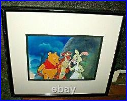 Original Disney Production Cel The New Adventures of Winnie the Pooh With Cert