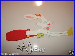 Original Disney Production Cel Who Framed Roger Rabbit Signed Charles Fleischer