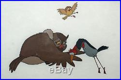Original Disney Production Cel of Big Mama, Dinky, Boomer from Fox and the Hound
