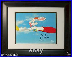 Original Disney Who Framed Roger Rabbit Production Cel Signed Charles Fleischer