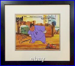 Original Disney cel Pete Pajamas Goofy Troop 1991 Signed Jim Cummings