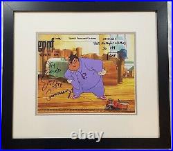 Original Disney cel Pete Pajamas Goofy Troop 1991 Signed Jim Cummings