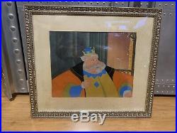 Original Disney hand-painted 1959 Sleeping Beauty production cel King Hubert
