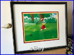 Original Hand Painted Disney Production Cel Roger Rabbit Artwork