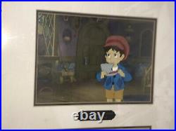 Original Handpainted Pinocchio Production Cel with Certificate of Authenticity