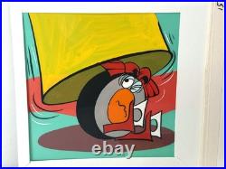 Original Hanna-Barbera Production Animation Cels Hockey Theme Peter Puck RARE