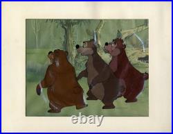 Original Production Cel (Disneyland Art Corner Piece) of Bears from Disney TV 1