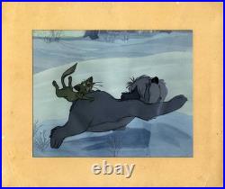 Original Production Cel (Disneyland Art Corner Piece) of Colonel and Sergeant Ti