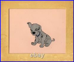 Original Production Cel Disneyland Set-up of a Puppy from 101 Dalmatians (1961)