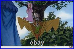Original Production Cel of Robin Hood and Maid Marian from Robin Hood (1973)