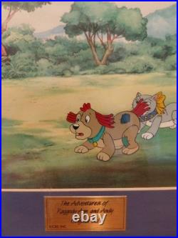 Original Raggedy Ann & Andy Production Cel Framed WithCOA CBS 1990 1 OF 1