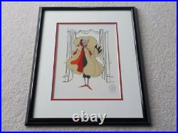 Original WALT DISNEY 101 Dalmatians Hello Darling 5000 Serigraph Seri Cel Cell