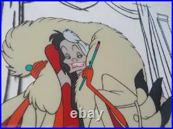 Original WALT DISNEY 101 Dalmatians Hello Darling 5000 Serigraph Seri Cel Cell