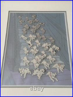 Original WALT DISNEY 101 Dalmatians Puppies on the Run 3500 Seri Cel Cell SCARCE