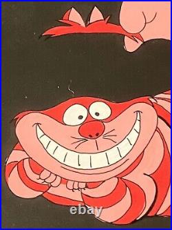 Original WALT DISNEY Alice Wonderland Cheshire Cat Cel Cell Scarce & RARE