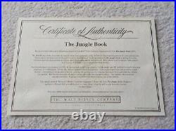 Original WALT DISNEY Jungle Book Mowgli's Mentor 5000 Serigraph SeriCel Cel Cell