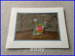 Original WALT DISNEY Ludwig Von Drake Professor Cel Cell Celluloid Scarce RARE