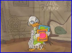 Original WALT DISNEY Ludwig Von Drake Professor Cel Cell Celluloid Scarce RARE