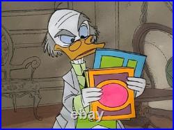 Original WALT DISNEY Ludwig Von Drake Professor Cel Cell Celluloid Scarce RARE