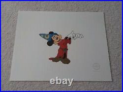 Original WALT DISNEY Mickey Mouse Fantasia 5000 Serigraph SeriCel Cel Cell