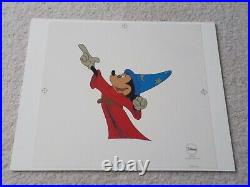 Original WALT DISNEY Mickey Mouse Fantasia 5000 Serigraph SeriCel Cel Cell RARE