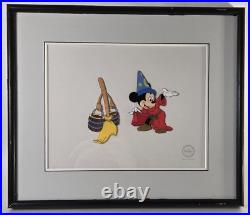 Original WALT DISNEY Mickey Mouse Fantasia # To 2500 Serigraph SeriCel Cel Cell