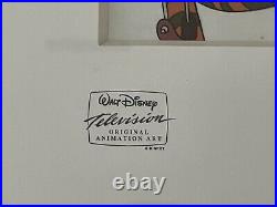 Original WALT DISNEY Winnie The Pooh Serigraph SeriCel Cel COA RARE 1996
