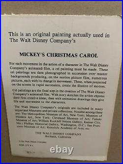Original Walt Disney Animation Production Cel from Mickey's Christmas Carol