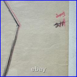 Original Walt Disney Ant 1939 Beach Picnic Production Animation Sketch #224